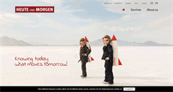 Desktop Screenshot of heuteundmorgen.de